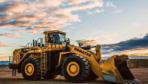 Komatsu has a new Wheel Loader with new Technology, WA800-8